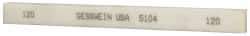 Made in USA - 120 Grit Aluminum Oxide Rectangular Polishing Stone - Fine Grade, 1/2" Wide x 6" Long x 1/4" Thick, Oil Filled - Apex Tool & Supply