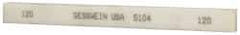 Made in USA - 120 Grit Aluminum Oxide Rectangular Polishing Stone - Fine Grade, 1/2" Wide x 6" Long x 1/4" Thick, Oil Filled - Apex Tool & Supply