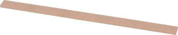 Made in USA - 220 Grit Aluminum Oxide Rectangular Polishing Stone - Very Fine Grade, 1/4" Wide x 4" Long x 1/16" Thick - Apex Tool & Supply