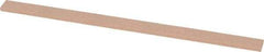 Made in USA - 220 Grit Aluminum Oxide Rectangular Polishing Stone - Very Fine Grade, 1/4" Wide x 4" Long x 1/16" Thick - Apex Tool & Supply