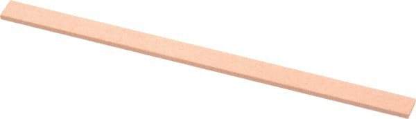 Made in USA - 320 Grit Aluminum Oxide Rectangular Polishing Stone - Extra Fine Grade, 1/4" Wide x 4" Long x 1/16" Thick - Apex Tool & Supply