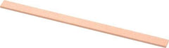 Made in USA - 320 Grit Aluminum Oxide Rectangular Polishing Stone - Extra Fine Grade, 1/4" Wide x 4" Long x 1/16" Thick - Apex Tool & Supply