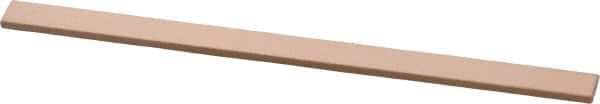 Made in USA - 600 Grit Aluminum Oxide Rectangular Polishing Stone - Super Fine Grade, 1/4" Wide x 4" Long x 1/16" Thick - Apex Tool & Supply