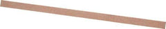 Made in USA - 180 Grit Aluminum Oxide Rectangular Polishing Stone - Very Fine Grade, 1/4" Wide x 6" Long x 1/8" Thick - Apex Tool & Supply