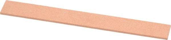 Made in USA - 180 Grit Aluminum Oxide Rectangular Polishing Stone - Very Fine Grade, 1/2" Wide x 4" Long x 1/16" Thick - Apex Tool & Supply