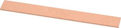 Made in USA - 180 Grit Aluminum Oxide Rectangular Polishing Stone - Very Fine Grade, 1/2" Wide x 4" Long x 1/16" Thick - Apex Tool & Supply