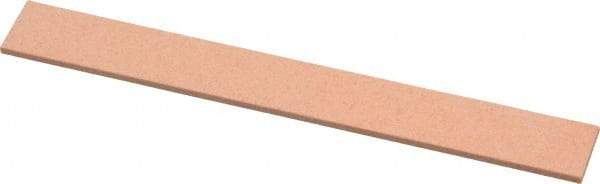 Made in USA - 320 Grit Aluminum Oxide Rectangular Polishing Stone - Extra Fine Grade, 1/2" Wide x 4" Long x 1/16" Thick - Apex Tool & Supply