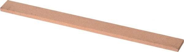Made in USA - 180 Grit Aluminum Oxide Rectangular Polishing Stone - Very Fine Grade, 1/2" Wide x 6" Long x 1/8" Thick - Apex Tool & Supply