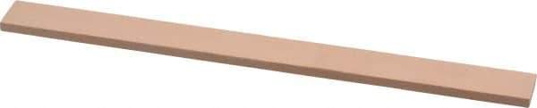 Made in USA - 600 Grit Aluminum Oxide Rectangular Polishing Stone - Super Fine Grade, 1/2" Wide x 6" Long x 1/8" Thick - Apex Tool & Supply