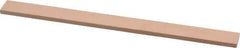 Made in USA - 600 Grit Aluminum Oxide Rectangular Polishing Stone - Super Fine Grade, 1/2" Wide x 6" Long x 1/8" Thick - Apex Tool & Supply