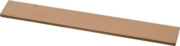 Made in USA - 600 Grit Aluminum Oxide Rectangular Polishing Stone - Super Fine Grade, 3/4" Wide x 6" Long x 1/8" Thick - Apex Tool & Supply
