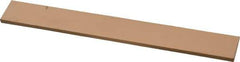 Made in USA - 600 Grit Aluminum Oxide Rectangular Polishing Stone - Super Fine Grade, 3/4" Wide x 6" Long x 1/8" Thick - Apex Tool & Supply