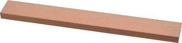 Made in USA - 220 Grit Aluminum Oxide Rectangular Polishing Stone - Very Fine Grade, 3/4" Wide x 6" Long x 1/4" Thick - Apex Tool & Supply