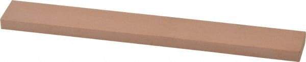 Made in USA - 320 Grit Aluminum Oxide Rectangular Polishing Stone - Extra Fine Grade, 3/4" Wide x 6" Long x 1/4" Thick - Apex Tool & Supply