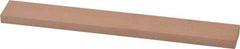Made in USA - 320 Grit Aluminum Oxide Rectangular Polishing Stone - Extra Fine Grade, 3/4" Wide x 6" Long x 1/4" Thick - Apex Tool & Supply