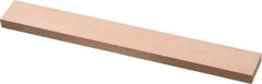 Made in USA - 600 Grit Aluminum Oxide Rectangular Polishing Stone - Super Fine Grade, 3/4" Wide x 6" Long x 1/4" Thick - Apex Tool & Supply