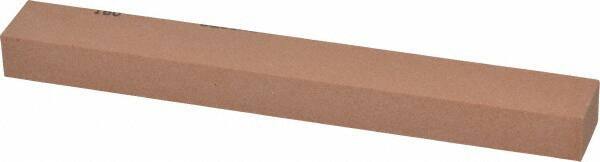 Made in USA - 180 Grit Aluminum Oxide Rectangular Polishing Stone - Very Fine Grade, 3/4" Wide x 6" Long x 1/2" Thick - Apex Tool & Supply