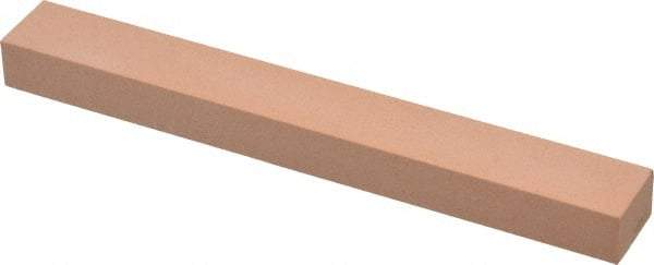 Made in USA - 320 Grit Aluminum Oxide Rectangular Polishing Stone - Extra Fine Grade, 3/4" Wide x 6" Long x 1/2" Thick - Apex Tool & Supply