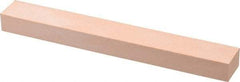 Made in USA - 400 Grit Aluminum Oxide Rectangular Polishing Stone - Super Fine Grade, 3/4" Wide x 6" Long x 1/2" Thick - Apex Tool & Supply