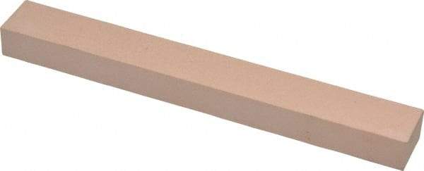 Made in USA - 600 Grit Aluminum Oxide Rectangular Polishing Stone - Super Fine Grade, 3/4" Wide x 6" Long x 1/2" Thick - Apex Tool & Supply