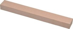 Made in USA - 600 Grit Aluminum Oxide Rectangular Polishing Stone - Super Fine Grade, 3/4" Wide x 6" Long x 1/2" Thick - Apex Tool & Supply