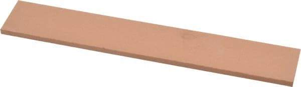 Made in USA - 400 Grit Aluminum Oxide Rectangular Polishing Stone - Super Fine Grade, 1" Wide x 6" Long x 1/8" Thick - Apex Tool & Supply