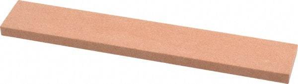Made in USA - 120 Grit Aluminum Oxide Rectangular Polishing Stone - Fine Grade, 1" Wide x 6" Long x 1/4" Thick - Apex Tool & Supply