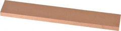 Made in USA - 220 Grit Aluminum Oxide Rectangular Polishing Stone - Very Fine Grade, 1" Wide x 6" Long x 1/4" Thick - Apex Tool & Supply