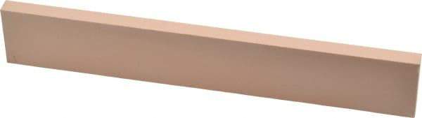 Made in USA - 600 Grit Aluminum Oxide Rectangular Polishing Stone - Super Fine Grade, 1" Wide x 6" Long x 1/4" Thick - Apex Tool & Supply