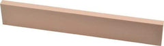 Made in USA - 600 Grit Aluminum Oxide Rectangular Polishing Stone - Super Fine Grade, 1" Wide x 6" Long x 1/4" Thick - Apex Tool & Supply