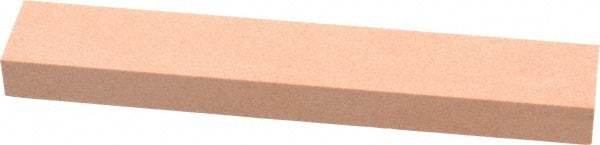 Made in USA - 180 Grit Aluminum Oxide Rectangular Polishing Stone - Very Fine Grade, 1" Wide x 6" Long x 1/2" Thick - Apex Tool & Supply
