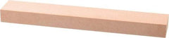 Made in USA - 320 Grit Aluminum Oxide Rectangular Polishing Stone - Extra Fine Grade, 1" Wide x 6" Long x 1/2" Thick - Apex Tool & Supply