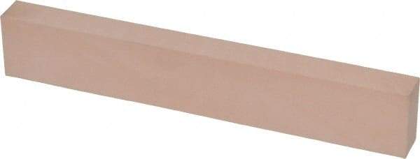 Made in USA - 600 Grit Aluminum Oxide Rectangular Polishing Stone - Super Fine Grade, 1" Wide x 6" Long x 1/2" Thick - Apex Tool & Supply