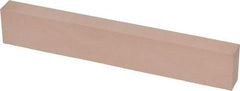 Made in USA - 600 Grit Aluminum Oxide Rectangular Polishing Stone - Super Fine Grade, 1" Wide x 6" Long x 1/2" Thick - Apex Tool & Supply