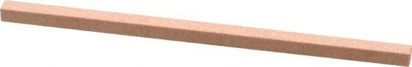 Made in USA - 180 Grit Aluminum Oxide Square Polishing Stone - Very Fine Grade, 5/32" Wide x 4" Long x 5/32" Thick - Apex Tool & Supply