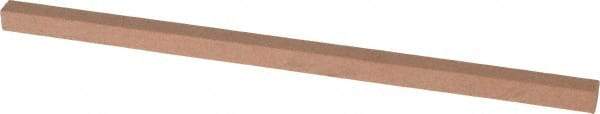 Made in USA - 220 Grit Aluminum Oxide Square Polishing Stone - Very Fine Grade, 5/32" Wide x 4" Long x 5/32" Thick - Apex Tool & Supply
