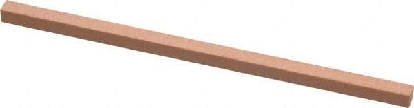 Made in USA - 320 Grit Aluminum Oxide Square Polishing Stone - Extra Fine Grade, 5/32" Wide x 4" Long x 5/32" Thick - Apex Tool & Supply