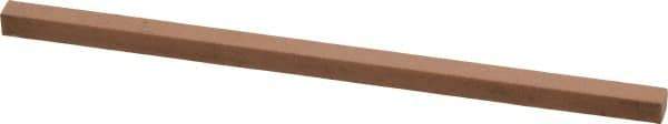 Made in USA - 400 Grit Aluminum Oxide Square Polishing Stone - Super Fine Grade, 5/32" Wide x 4" Long x 5/32" Thick - Apex Tool & Supply