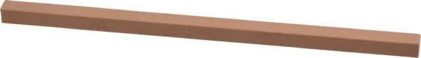 Value Collection - 220 Grit Aluminum Oxide Square Polishing Stone - Very Fine Grade, 1/4" Wide x 6" Long x 1/4" Thick - Apex Tool & Supply