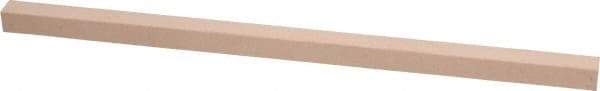 Made in USA - 320 Grit Aluminum Oxide Square Polishing Stone - Extra Fine Grade, 1/4" Wide x 6" Long x 1/4" Thick - Apex Tool & Supply