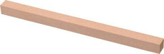 Made in USA - 400 Grit Aluminum Oxide Square Polishing Stone - Super Fine Grade, 3/8" Wide x 6" Long x 3/8" Thick - Apex Tool & Supply