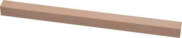 Made in USA - 600 Grit Aluminum Oxide Square Polishing Stone - Super Fine Grade, 3/8" Wide x 6" Long x 3/8" Thick - Apex Tool & Supply