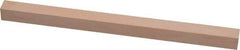 Made in USA - 600 Grit Aluminum Oxide Square Polishing Stone - Super Fine Grade, 3/8" Wide x 6" Long x 3/8" Thick - Apex Tool & Supply
