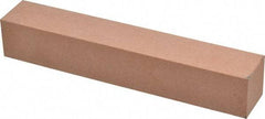 Made in USA - 180 Grit Aluminum Oxide Square Polishing Stone - Very Fine Grade, 1" Wide x 6" Long x 1" Thick - Apex Tool & Supply