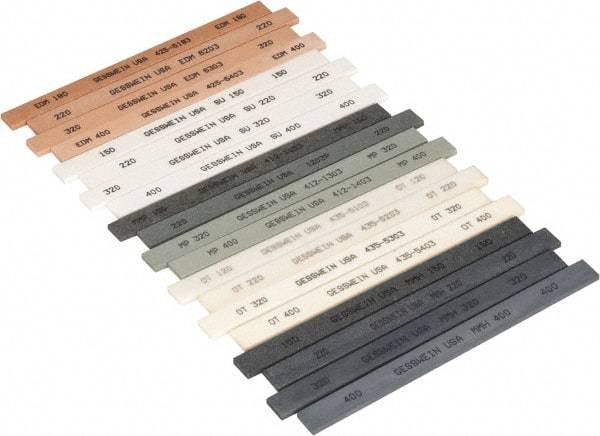 Value Collection - 20 Piece Aluminum Oxide & Silicon Carbide Polishing Stone Kit - Very Fine, Extra Fine & Super Fine - Apex Tool & Supply