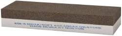 Norton - 6" Long x 2" Wide x 1" Thick, Aluminum Oxide Sharpening Stone - Rectangle, Coarse, Extra Fine Grade - Apex Tool & Supply