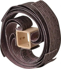 Merit Abrasives - 80 Grit, Scored Surface, Aluminum Oxide Flap Wheel Refill - Medium Grade, 1-1/4" Trim Length x 1" Wide - Apex Tool & Supply