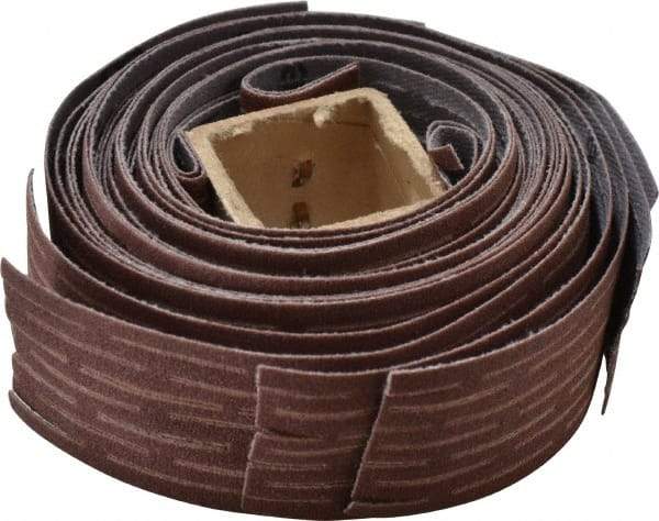 Merit Abrasives - 180 Grit, Scored Surface, Aluminum Oxide Flap Wheel Refill - Very Fine Grade, 1-1/4" Trim Length x 1" Wide - Apex Tool & Supply