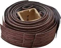 Merit Abrasives - 180 Grit, Scored Surface, Aluminum Oxide Flap Wheel Refill - Very Fine Grade, 1-1/4" Trim Length x 1" Wide - Apex Tool & Supply