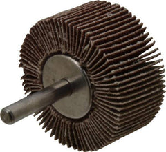 Standard Abrasives - 3-1/2 Inch Diameter, 60 Grit Aluminum Oxide Flapwheel - 5/8 Inch Hole, 1-1/2 Inch Wide, Coated, Medium Grade, 12,000 Max RPM - Apex Tool & Supply